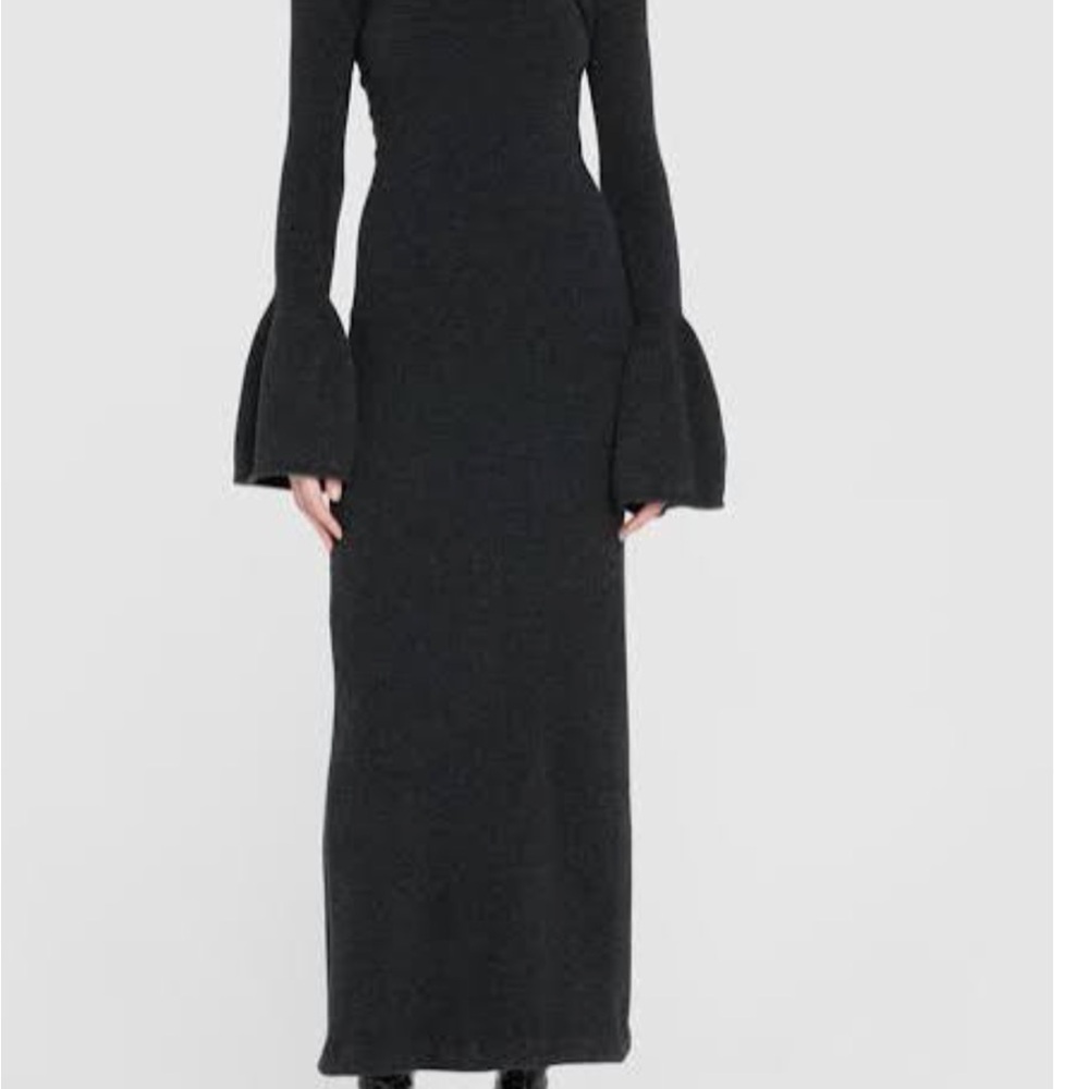 Proenza Schouler Brown Long Sleeve Dress